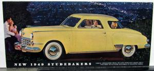 1949 Studebaker Champion Commander Regal De Luxe Sales Brochure Folder Original