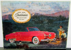 1950 Studebaker Champion & Commander & Land Cruiser Sales Brochure Original