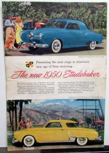 1950 Studebaker Champion & Commander & Land Cruiser Sales Brochure Original