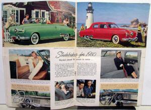 1950 Studebaker Champion & Commander & Land Cruiser Sales Brochure Original