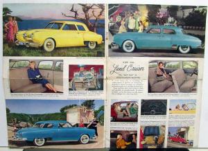 1950 Studebaker Champion & Commander & Land Cruiser Sales Brochure Original