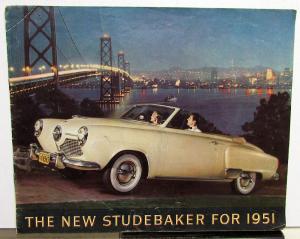 1951 Studebaker Champion & Commander & Land Cruiser XL Sales Brochure Original