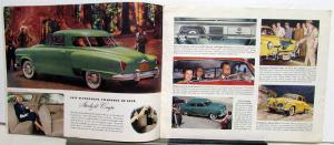 1951 Studebaker Champion & Commander & Land Cruiser XL Sales Brochure Original