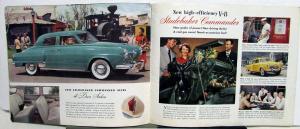 1951 Studebaker Champion & Commander & Land Cruiser XL Sales Brochure Original