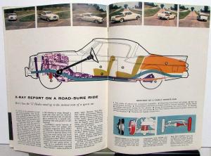 1957 Studebaker Golden & Silver Hawks Color Original Sales Brochure