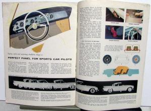 1957 Studebaker Golden & Silver Hawks Color Original Sales Brochure