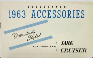 1963 Studebaker Lark Cruiser Accessories Sales Brochure Catalogue Original