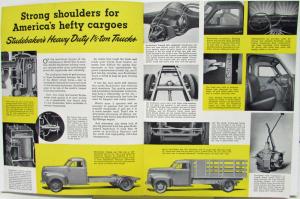 1946 Studebaker Heavy Duty 1 1/2 Ton Truck Original Sales Folder