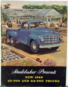 1949 Studebaker 1/2 & 3/4 Ton Pickup Truck Original Sales Folder