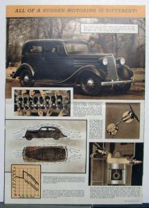 1935 Nash Lafayette News Views Sales Folder Original