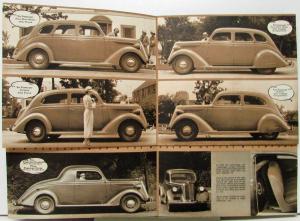 1936 Lafayette Sedan Coupe Victoria By Nash Original Sales Folder