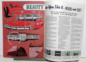 1942 Nash Ambassador Six & Eight & 600 Original Color Sales Brochure