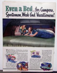 1942 Nash Ambassador Six & Eight & 600 Original Color Sales Brochure