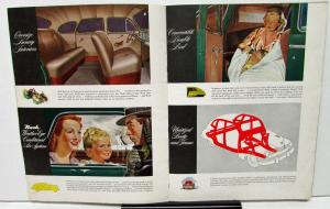 1947 Nash 600 & Ambassador SUPER Series Color Sales Brochure Original