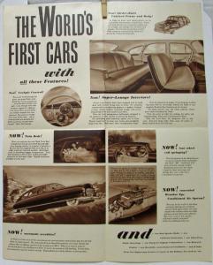 1949 Nash 600 & Ambassador Airflyte Series Sales Folder Original