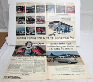 1951 Nash Ambassador Statesman Rambler Airflytes Color Sales Folder Original