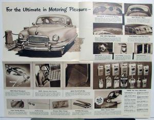 1951 Nash Ambassador Statesman Rambler Airflytes Accessories Sales Folder Mailer