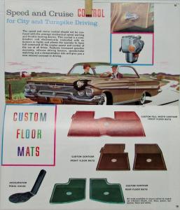 1961 Chevrolet Custom Feature Sale Brochure Impala Belair Biscayne Vette Corvair