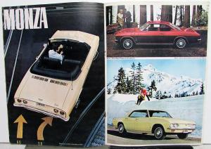 1966 Chevrolet Corvair Corsa Monza 500 Color Sales Brochure Rev 1 Original