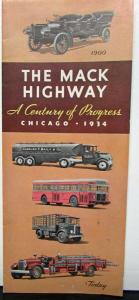 1934 The Mack Truck Highway Sales Folder