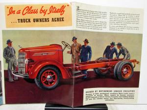 1940 Mack Truck Model DE Sales Brochure with Specification