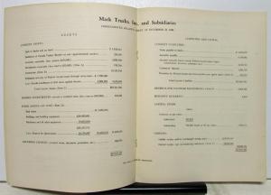 1946 Mack Truck Annual Report