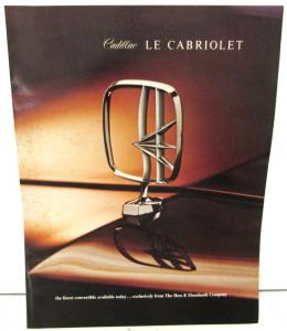 1979 Cadillac Dealer Sales Brochure Le Cabriolet By Hess & Eisenhardt Custom