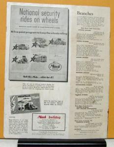 1952 Mack Truck Bulldog News Magazine.