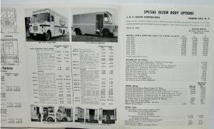 1965 Olson Kurb Van King With Grumman Aluminum Bodies Sales Brochure