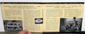 1933 Chevrolet Wallet Style Sales Portfolio Set 11 Plates & Sales Brochure ORIG