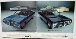 1968 Pontiac Us Vs Them Sales Mailer Brochure Firebird GTO Grand Prix Bonneville