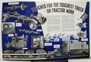 1937 REO Truck Models 2B4 & 2D4 Sales Brochure and Specification Sheet