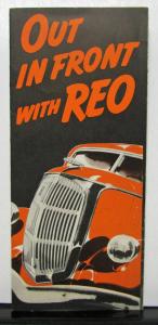 1938 1939 REO Truck Multi Fold COE Sales Brochure Models 1B7M & 2B7M