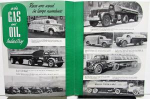 1948 REO Truck Models 23 25 27 Sales Brochure Oil & Gasoline Industry