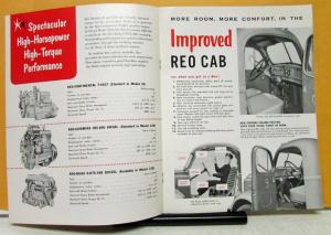 1953 REO Truck Model 22 & 23D Sales Brochure With Brief Specification