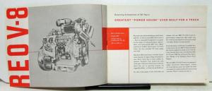 1954 REO Truck V8 Gold Comet Engine Sales Brochure 50th Anniversary