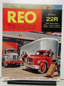 1954 REO Truck Model 22R Sales Brochure With Brief Specification