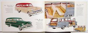 1954 Chevrolet Belair Two Ten One Fifty Series Original Color Sales Brochure