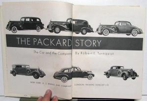 The Packard Story Historical Hardback Book Robert Turnquist 1965