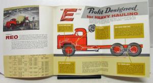 1962 REO Truck Model E 330 E 430 E 530 E 440 E 540 Sales Brochure