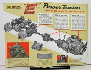 1962 REO Truck Model E 330 E 430 E 530 E 440 E 540 Sales Brochure