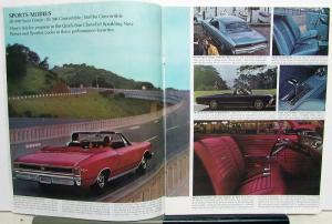 1967 Chevrolet Chevelle SS 396 Malibu 300 Deluxe Concours Wagon Sales Brochure