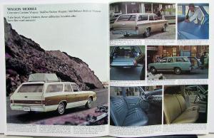 1967 Chevrolet Chevelle SS 396 Malibu 300 Deluxe Concours Wagon Sales Brochure