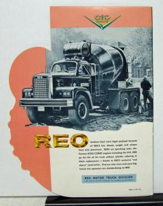 1963 REO Truck Flywheel PTO Sales Folder