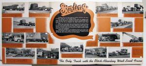 1946 Sterling Truck Model HC HWS HCS GCS Sales Brochure Heavy Loads