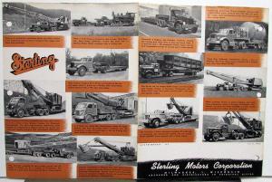 1946 Sterling Truck Model HC HWS HCS GCS Sales Brochure Heavy Loads