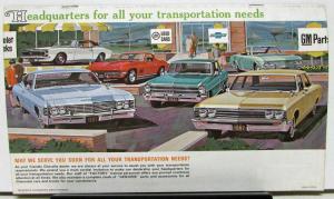 1967 Chevrolet Chevelle Custom Feature Accessories Sales Brochure Die Cut Cover