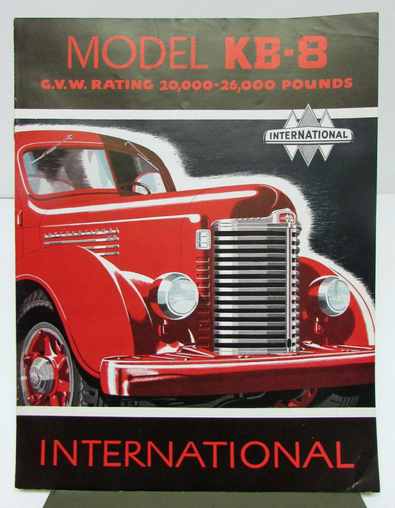 1947 International Harvester Truck Model KB 8 Sales Brochure ...