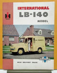 1950 International Harvester Truck Model LB 140 Sales Brochure & Specifications