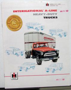 1957 International Harvester Model A 170 180 Gasoline LPG Sales Brochure